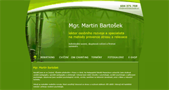 Desktop Screenshot of martinbartosek.cz