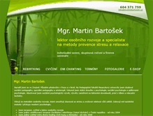 Tablet Screenshot of martinbartosek.cz